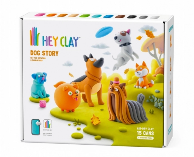 Hey Clay: Příběh psů - sada modelovacích hmot
