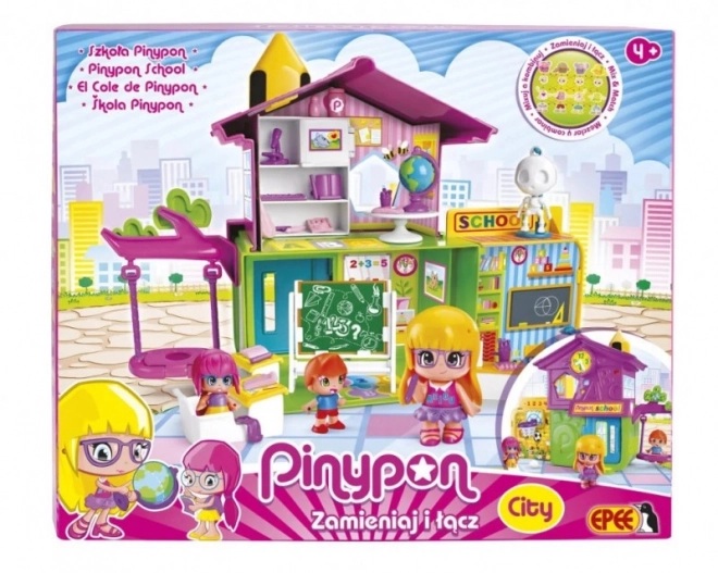 Sada figurek Pinypon City School se 3 panenkami