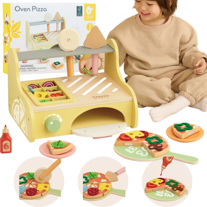 Klasický dřevěný pizza pec Classic World