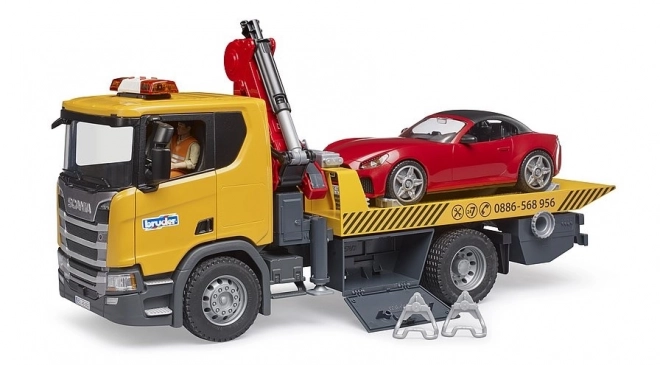 Bruder Scania Super 560R odtah s autem