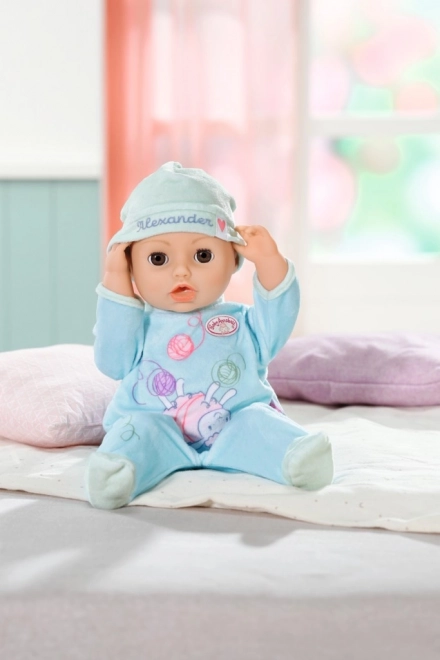Interaktivní panenka Baby Annabell Alexander, 43 cm