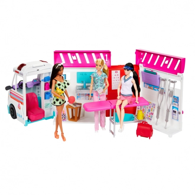 Barbie mobilní klinika sanitka