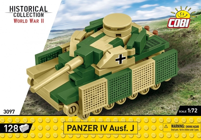 COBI 3097 II WW Panzer IV Ausf J, 1:72, 128 k