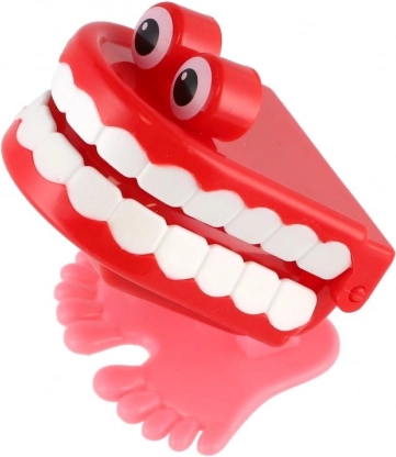 Skákací natahovací zuby 5 cm, různé barvy
