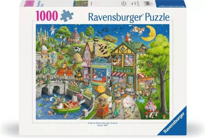 Puzzle Ravensburger Mother Gooseville 1000 dílků