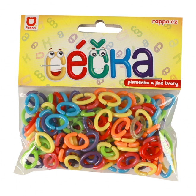Barevná retro céčka 150 ks