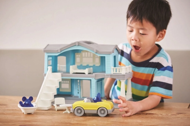 Domeček pro Panenky Green Toys Modrý