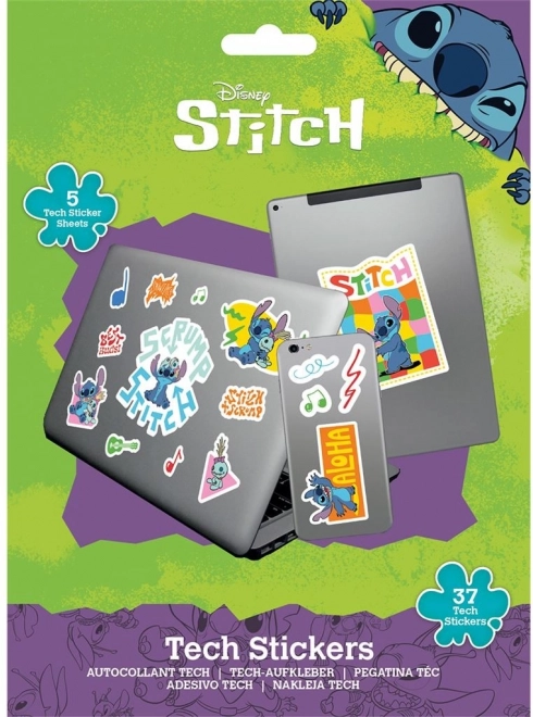 technické samolepky Lilo & Stitch