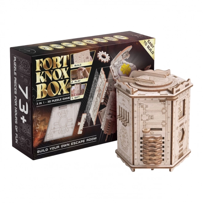 Fort Knox Pro dřevěná skládačka hlavolamu