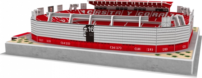 Svítící 3D puzzle stadion Ramón Sánchez-Pizjuán - FC Sevilla