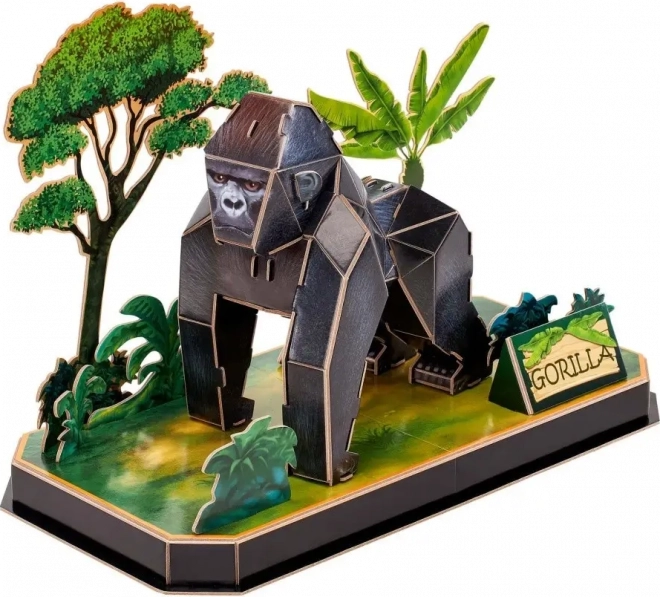 CUBICFUN 3D puzzle Gorila 34 dílků