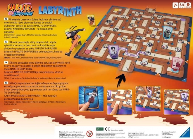 RAVENSBURGER Hra Labyrinth Naruto