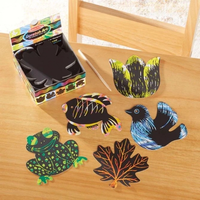 Scratch Nature - sada karet pro gravírování ScratchArt