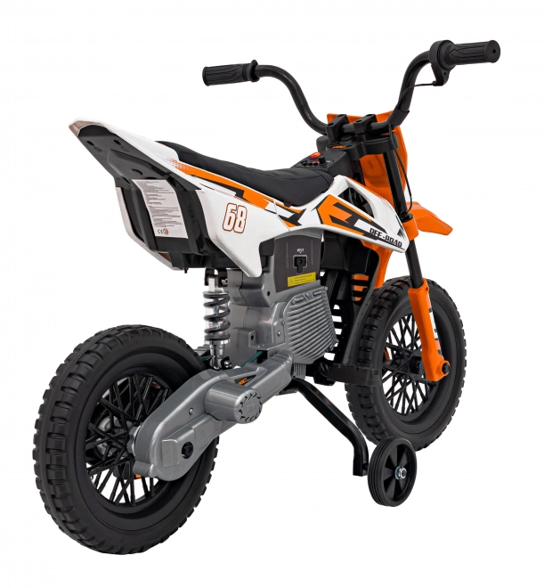 Dětská elektrická motorka Cross Pantone 361C – oranžová