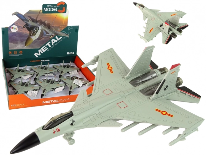 Fricční pohon stíhacího letadla v měřítku 1:72 šedé