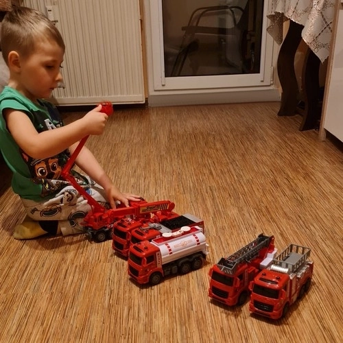 Hasičská auta Kruzzel 6v1