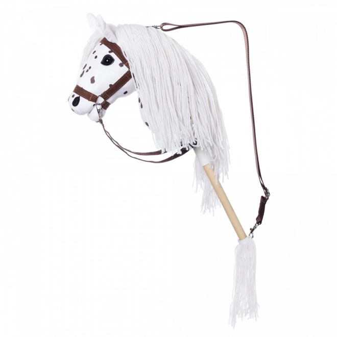Koník na tyči Hobby Horse z kolekce HOPPIHORSE Sport Edition v barvě bílého leoparda