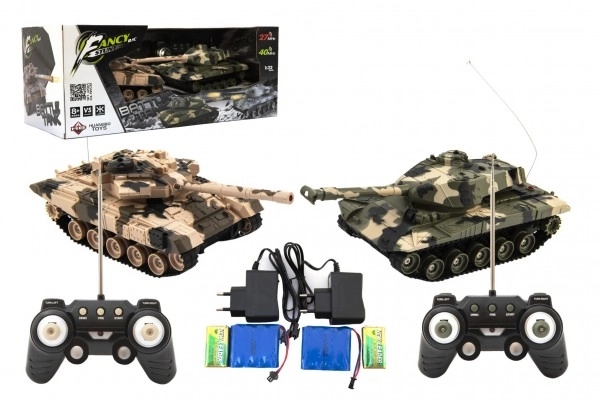 Tanková bitva RC modely s dobíjecím packem