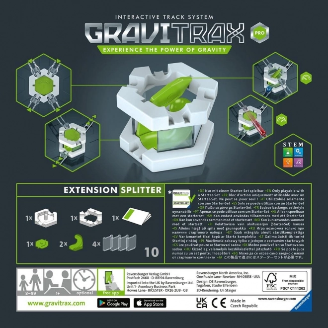 Rozšiřovací prvek Splitter pro kuličkodráhu GraviTrax PRO