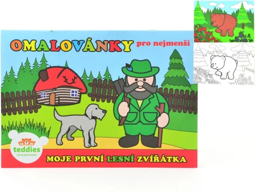 Omalovánky Moje první lesní zvířátka, 8 listů