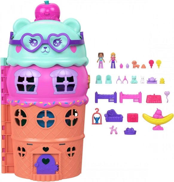 Polly Pocket Ledový domek s bazénem