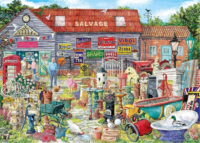 GIBSONS Puzzle Hrnce a veteš za pár drobných 2000 dílků