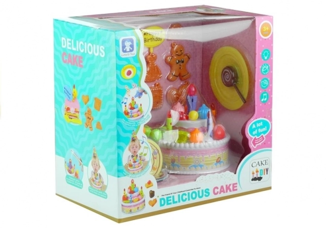 Narozeninový dort Služba Cookies Svíčky Zmrzlina
