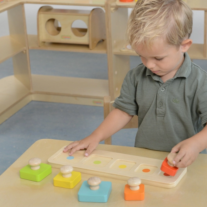 Masterkidz montessori skládačka učení velikostí a barev