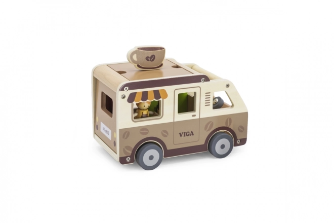 Viga dřevěný food truck kavárna cukrárna