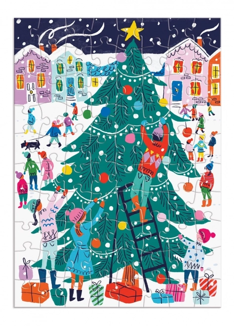 Adventní kalendář s puzzle Galison - 12v1