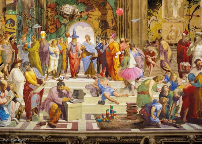 Schmidt Puzzle Art&Fun: Aténská škola 1000 dílků