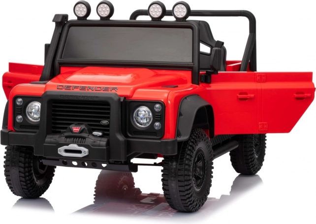 Dětské elektrické autíčko LAND ROVER Defender 110 SVX Concept – Červená