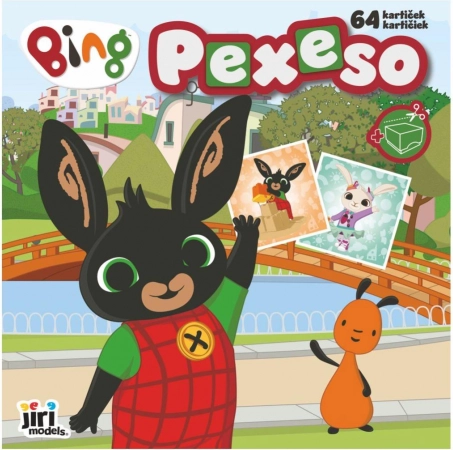 Pexeso v sešitu Králíček BING – 64 karet