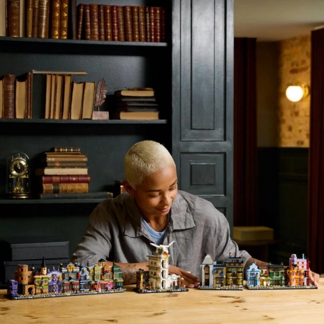 Miniaturní model Kouzelnické obchody v Příčné ulici od LEGO Harry Potter