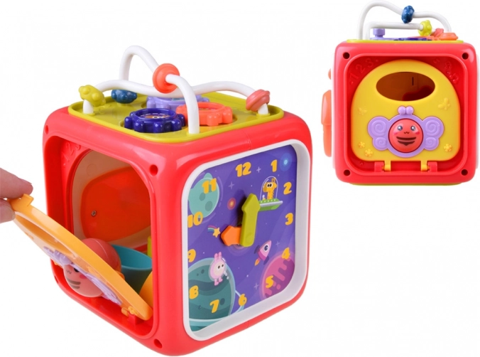 Hodiny, volant a třídicí sorter