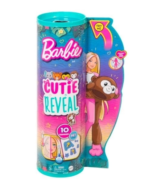 Barbie cutie reveal Barbie džungle - opice HKR01 TV 1.1.-30.6.