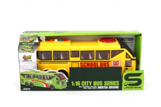 Žlutý školní autobus 1:16