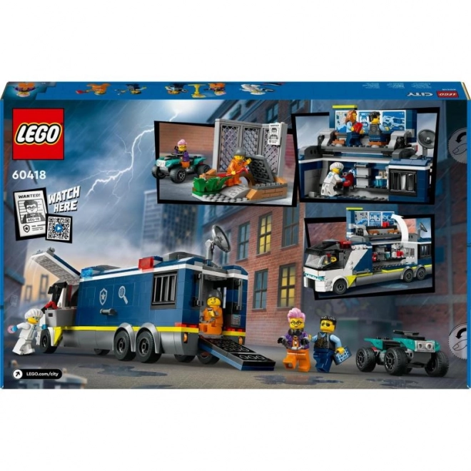 LEGO® City 60418 Mobilní kriminalistická laboratoř policistů