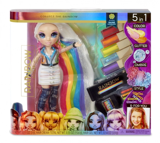 RAINBOW Hair Studio Doll