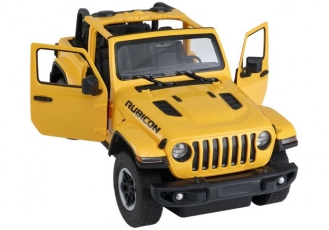 Auto R/C Jeep Wrangler Rubicon 1:14 Rastar – Žlutý