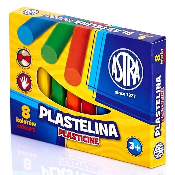 Kreativní plastelína Astra 8x13g