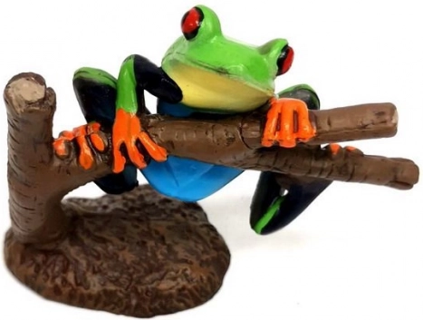 Figurka Listovnice Červenooká 8 cm