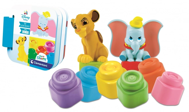 Soft Clemmy Hrací sada s knížkou Disney Simba a Dumbo