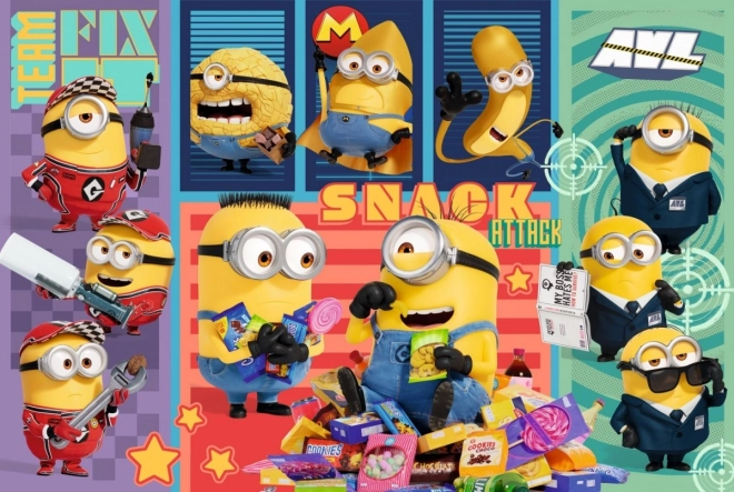 Puzzle 160 dílků Minionkova radost Trefl