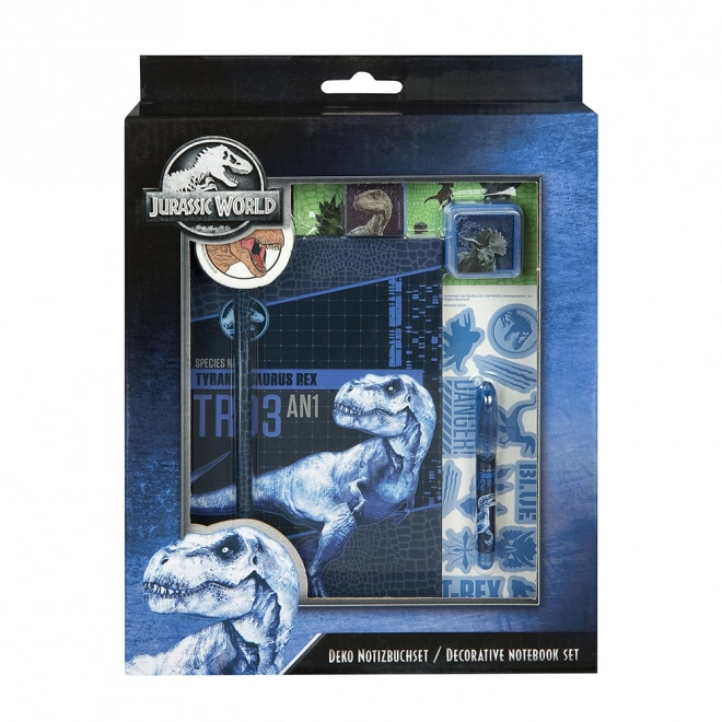 Kreativní sada zápisníků s motivem JURASSIC WORLD