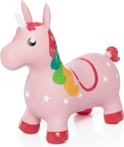 Nafukovací hopsadlo UNICORN růžové – Skippy