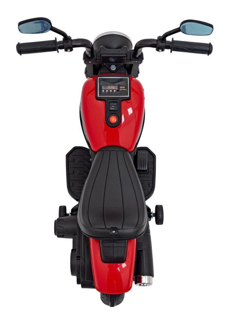 Motocikel Chopper FASTER – Červený