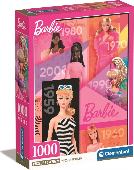 CLEMENTONI Puzzle 65 let Barbie 1000 dílků