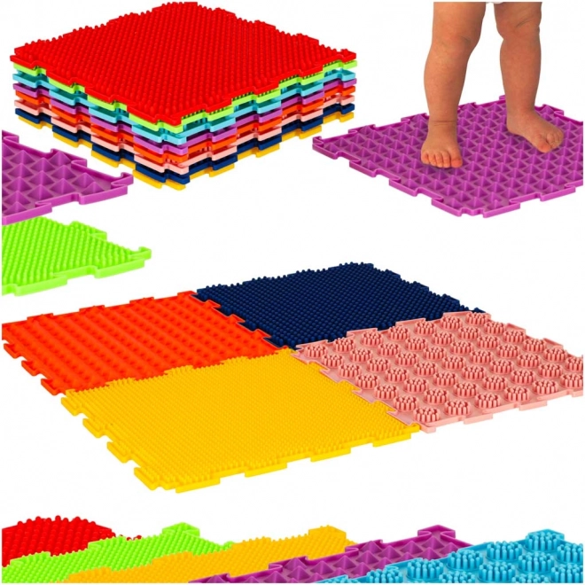 Mata ortopedická senzorická puzzle pro masáž nohou