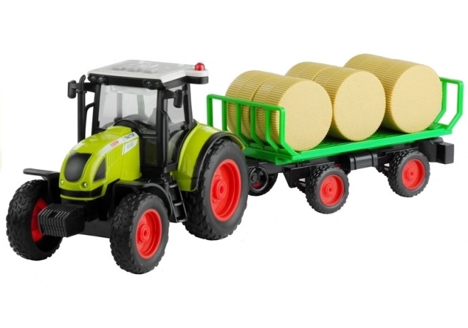 Traktor s přívěsem na seno Světla do hry 37,5 cm